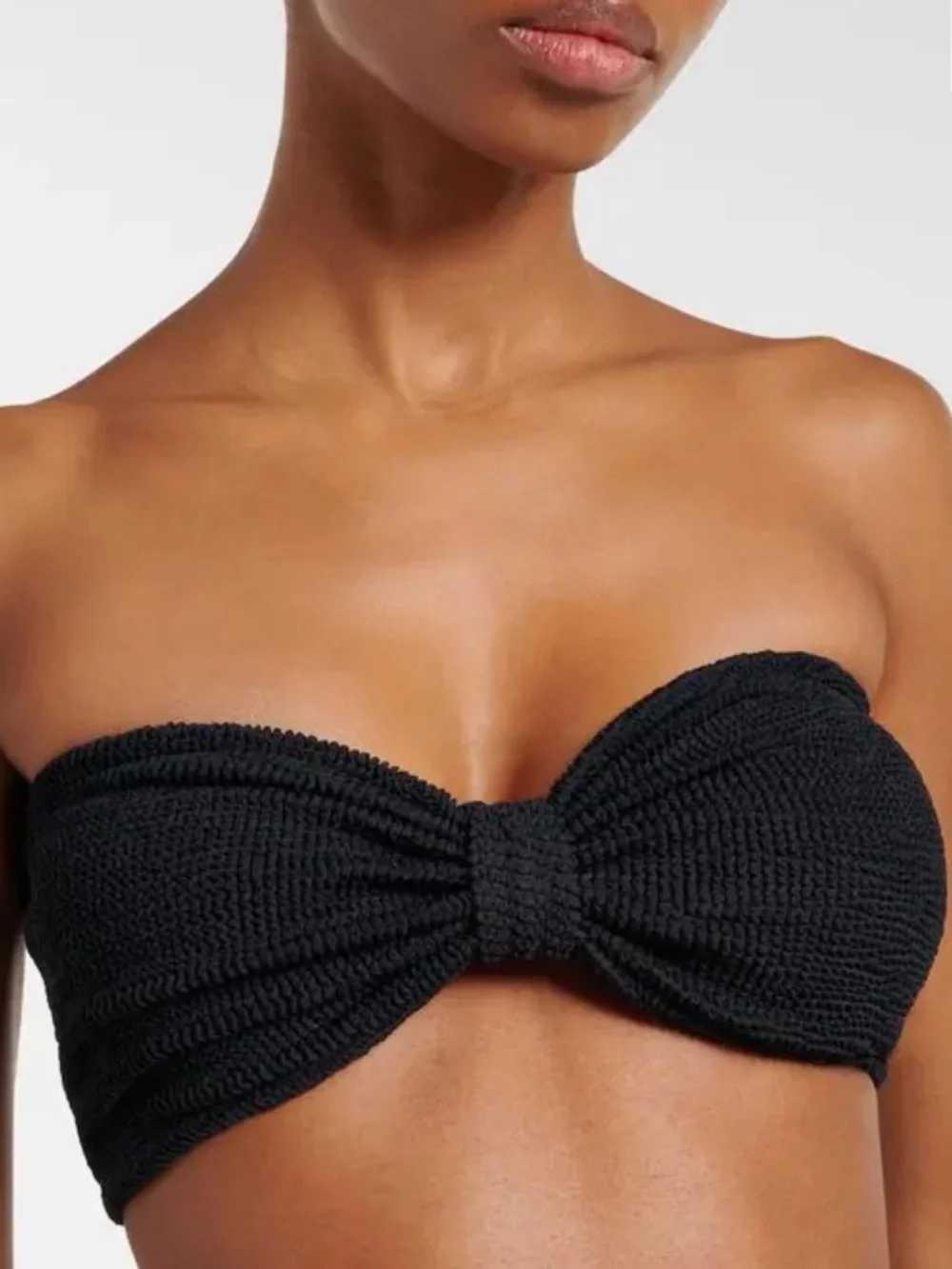 Hunza G Jean Bandeau Bikini Top OS